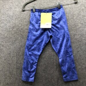 NWT Terramar 3.0 Genesis Kids Baselayer Leggings 3T Blue Thermal Active
